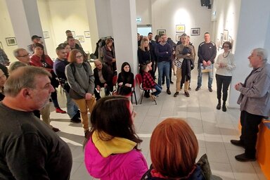 A belgrádi fotókiállítás megnyitója