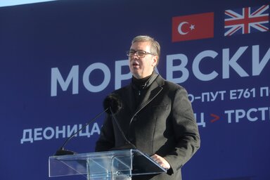 Vučić szerint ő teremtette meg Szerbia történelmének legjobb időszakát (Fotó: Beta)