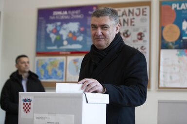 Horvátországi elnökválasztás (Forrás: Beta)