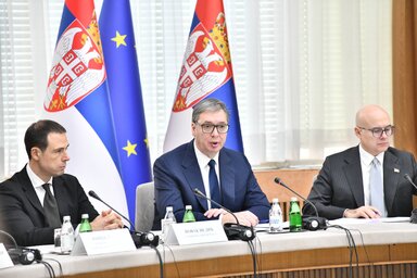 Vučić: Nem lesz teljes munkabeszüntetés az iskolákban, még akkor sem, ha minden igazgatót leváltanak (Fotó: Beta)