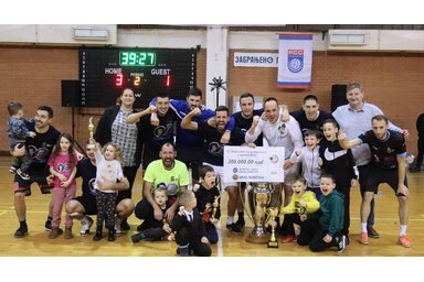 A tornagyőztes csapat (Fotó: Szabadkai Sportszövetség)