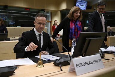 Szijjártó Péter külügyminiszter szerint a lengyel külügyminiszter kolléga döntése kapcsán két kifejezés versenyképes: szánalmas és gyerekes (Fotó: MTI)