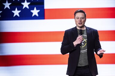 Elon Musk az utóbbi hetekben az X-en több alkalommal is közzétette politikai állásfoglalását (Fotó: Beta/AP)