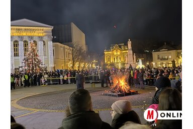 Színes műsor várta a pravoszláv hívőket karácsony böjtjén (Dér Dianna felvétele)