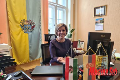 Burány Hajnalka szerint a községben több területen is tudtak fejleszteni (Kállai Göblös Nikoletta felvétele)