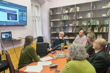 A más településeken élő tagok online csatlakoztak a közgyűléshez (Turi Orsolya felvétele)