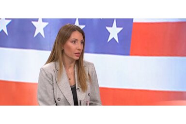 Dubravka Đedović Handanović a Szerbiai RTV műsorában/Képernyőkép