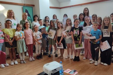 A legszebb és legkreatívabb olvasói naplókat díjazták (Fotó: Törökbecsei Népkönyvtár)