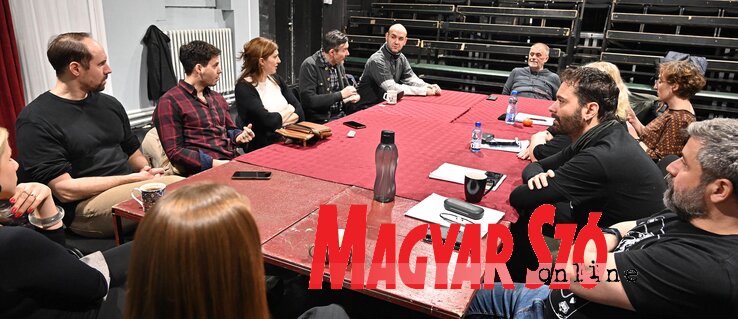 Már folynak a Nexxt című előadás próbái Már folynak a Nexxt című előadás próbái