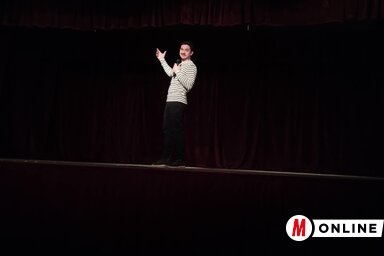 Felméri Péter Óbecsén (Fotó: Kancsár Izabella felvétele)