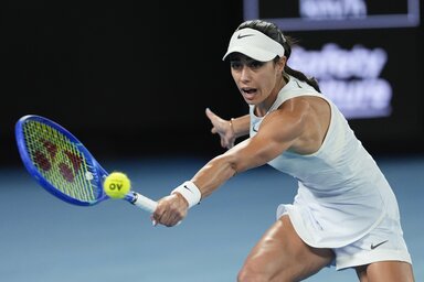 Olga Danilović pazar játékkal búcsúztatta a 7. kiemeltet (Fotó: Beta/AP)