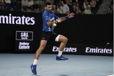 Đokovićnak ez lesz az 50. Grand Slam-elődöntője (Fotó: Beta/AP)