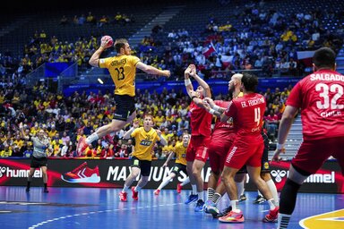 A svédeknél Albin Lagergren 9 gólig jutott a spanyolok ellen (Fotó: Beta/AP)