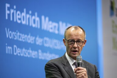 Merz beterjeszti a határellenőrzés visszaállításáról szóló törvényjavaslatot, akkor is, ha azt az AfD támogatásával fogadja el a német parlament (Fotó: Beta/AP)