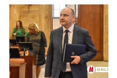 Milan Đurić hangsúlyozta, hogy lemondást emberi és politikai, valamint erkölcsi kötelességének érezte (Fotó: Ótos András felvétele)