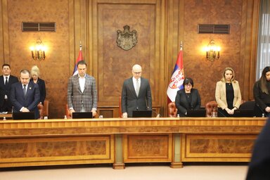 Aleksandar Vučić az ülést követően 20 órakor ismét szól majd a néphez (Fotó: Beta)