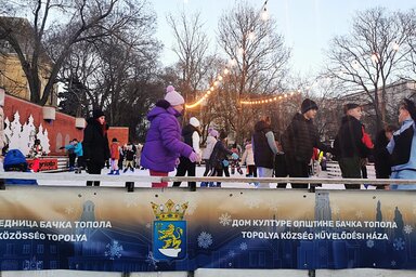 Vasárnap zárul a korcsolyaidény Topolyán (Herceg Elizabetta felvétele)