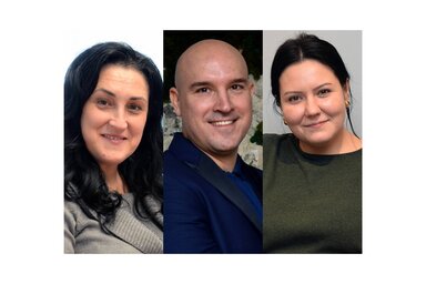 Aniko Krezić, Tibor Galamboš i Andrea Križan