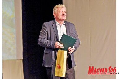 Laslo Dieneš na centralnoj proslavi Dana mađarske kulture u Vojvodini (fotografija Arpada Gergelja)