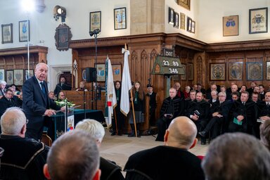 Sulyok Tamás fontosnak nevezte, hogy „a református közösségek tagjai felemelt fejjel járjanak, és az erdélyi magyarság ismét felemelkedjen” (Fotó: MTI)