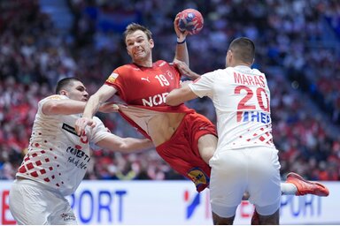 Mathias Gidsel a vb-arany mellett gólkirályi címét is megvédte (Fotó: Beta/AP) Mathias Gidsel a vb-arany mellett gólkirályi címét is megvédte (Fotó: Beta/AP)