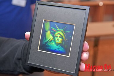 A hologramos képalkotás misztikus hatást kelt (Fotó: Gergely Árpád)