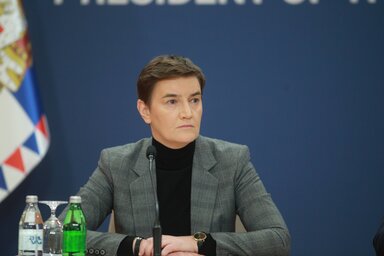 Ana Brnabić, a szerb parlament elnöke (Fotó: Beta)