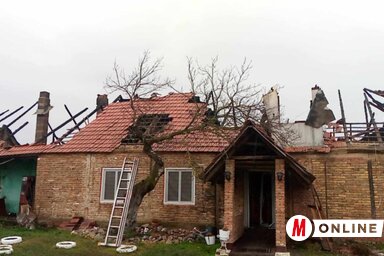 A tetőből nem maradt semmi (Fotó: Vidács Hajnalka)