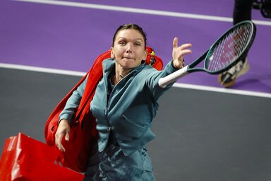 Simona Halep hazai pályán jelentette be visszavonulását (Fotó: Beta/AP)