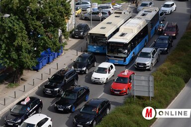 A zajszennyezés egyik kiváltó oka a közúti forgalom (Fotó: Dávid Csilla felvétele)