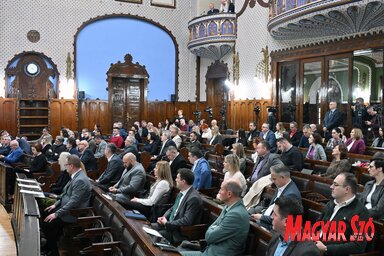 Az ülésen 61 képviselő vett részt / Molnár Edvárd felvétele
