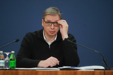 Az államfő ismét párbeszédre szólított fel (Fotó: Beta)