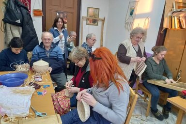 Az Etno csapatának téli foglalkozása a helyi közösség épületében