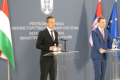 Szijjártó Péter és Marko Đurić