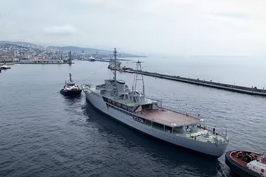 A Galeb csaknem három évtizedig, Tito 1980-as haláláig az elnök úszó hivatalaként szolgált (Fotó: Novi list/YouTube/Screenshot)