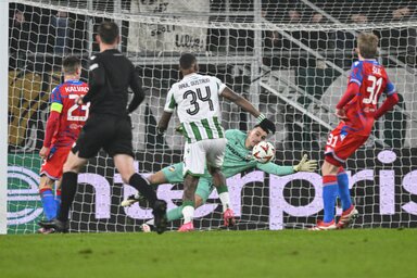 Egy gól elegendőnek bizonyult a budapesti győzelemhez, ám nehéz visszavágó vár a Fradira (Fotó: Beta/AP)