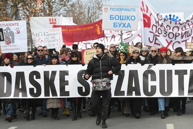 „A deszkák elnémultak” (Fotó: Beta)