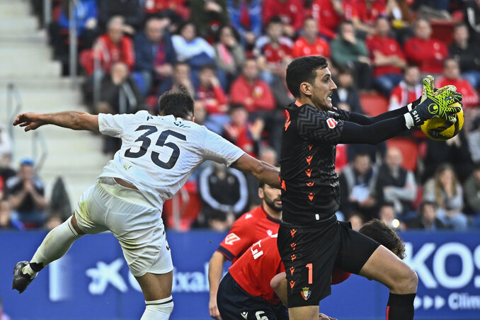 Az Osasuna nem adta olcsón az egy pontot (Fotó: Beta/AP)