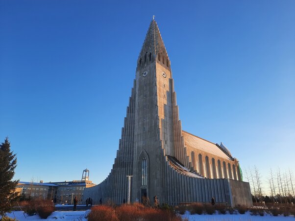 A Hallgrímskirkja evangélikus katedrális A Hallgrímskirkja evangélikus katedrális