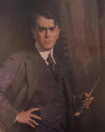 Önarckép ecsettel, 1918 Önarckép ecsettel, 1918