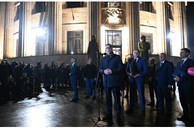 Aleksandar Vučić államfő Banja Lukában (Fotó: buducnostsrbijeav/Instagram)