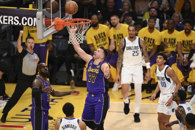 Luka Dončić nem kímélte a Dallast (Fotó: Beta/AP)