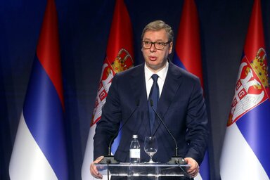 Az államfő reményét fejezte ki, hogy a diákok bocsánatot kérnek a tanároktól a viselkedésük miatt (Fotó: Beta)