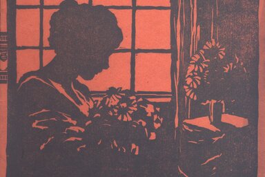 Kiállítási katalógusának fedőlapját saját litómetszetével illusztrálta