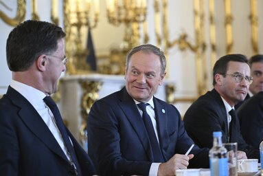 A lengyel kormányfő hangsúlyozta, hogy az orosz-ukrán háborúban Lengyelország Ukrajna oldalán áll (Fotó: Beta/AP)