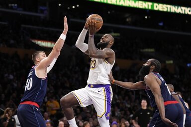 A New Orleans ellen LeBron James minden bizonnyal átlépi az 50 ezres határt (Fotó: Beta/AP)