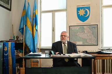 Izsák Balázs, az SZNT elnöke (Fotó: MTI)
