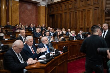A köztársasági képviselőház egyhangúlag megszavazta a felsőoktatásról szóló törvényt (Fotó: Beta)