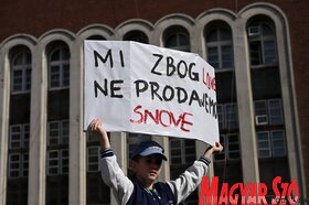 Tüntetés Szabadkán