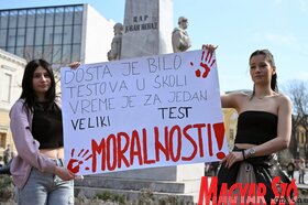 Tüntetés Szabadkán